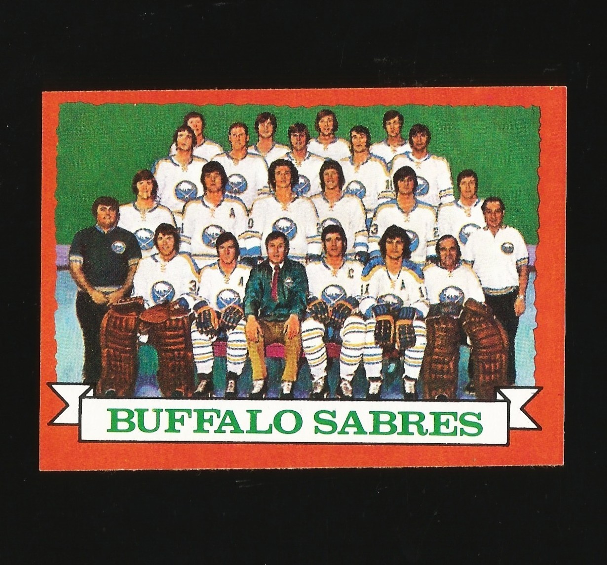 Sabres Team #94 Hockey Cards 1973 Topps trading card — raw and PSA graded price guide