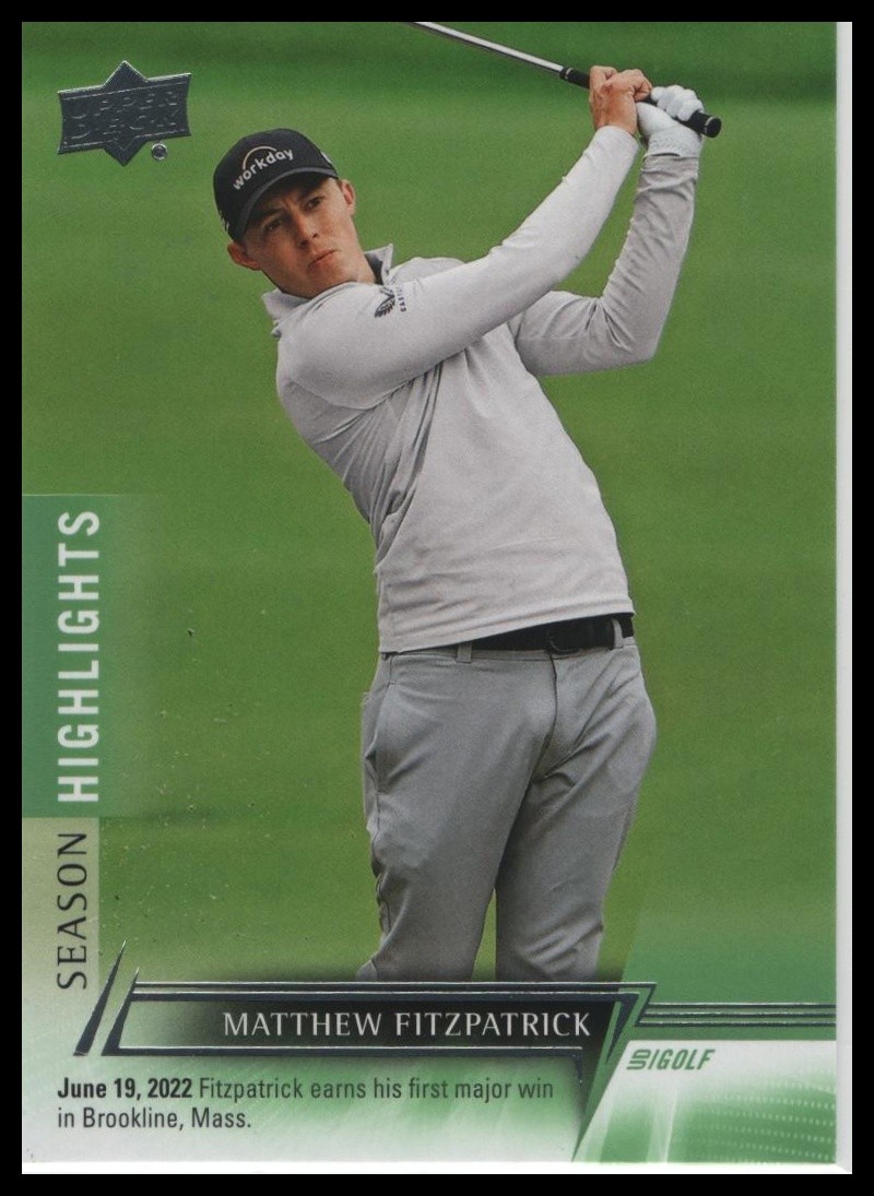 2024 Upper Deck #77 Matthew Fitzpatrick