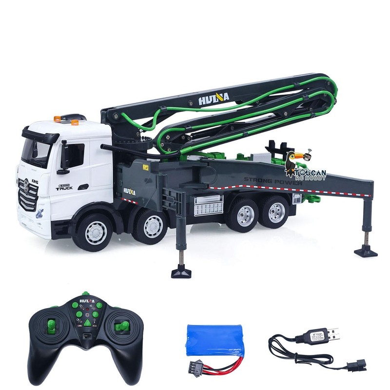 1/18 HUINA RC Concrete Pump Truck 1381 Construction Vehicle Manual Support Leg