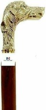 Head Men's Ladies Walking Stick Wooden Brass Vintage Style Cane DESIGN NEW
