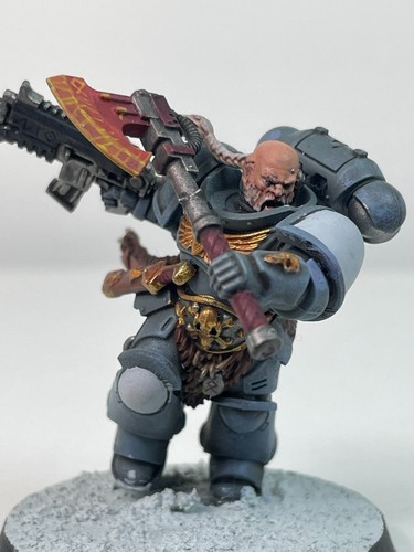 Space wolf lieutenant haldor icepelt Space Wolves Space Marines GW WH 40k 1579 - Picture 9 of 9