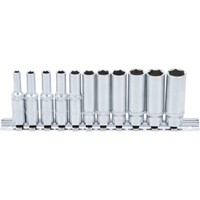 BGS - SteckschlüSsel-Einsatz-Satz Sechskant, Tief | Antrieb Innenvierkant 6,3 Mm