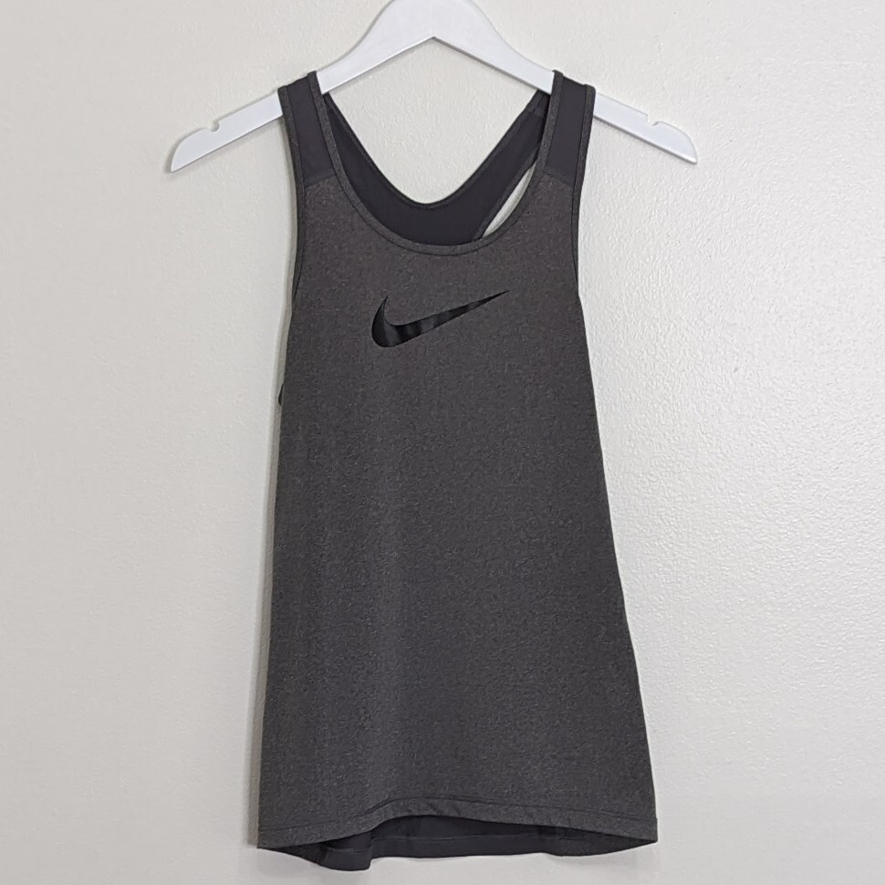 nike grey tank top womens