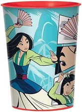 Mulan Disney Cartoon Movie Kids Birthday Party Favor 16 oz. Plastic Cup