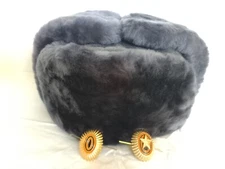 2023, New winter cap ushanka officer of the Russian Army. Artillery unit - 3