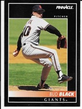 1992 PINNACLE #202 Bud Black Giants
