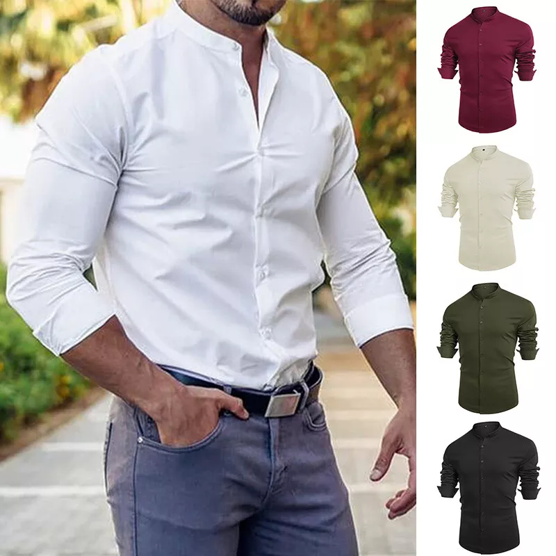 men’s dress shirts slim