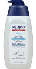 Aquaphor Baby Wash and Shampoo - Mild, Tear-free 2-in-1 Solution 16.9 fl. oz