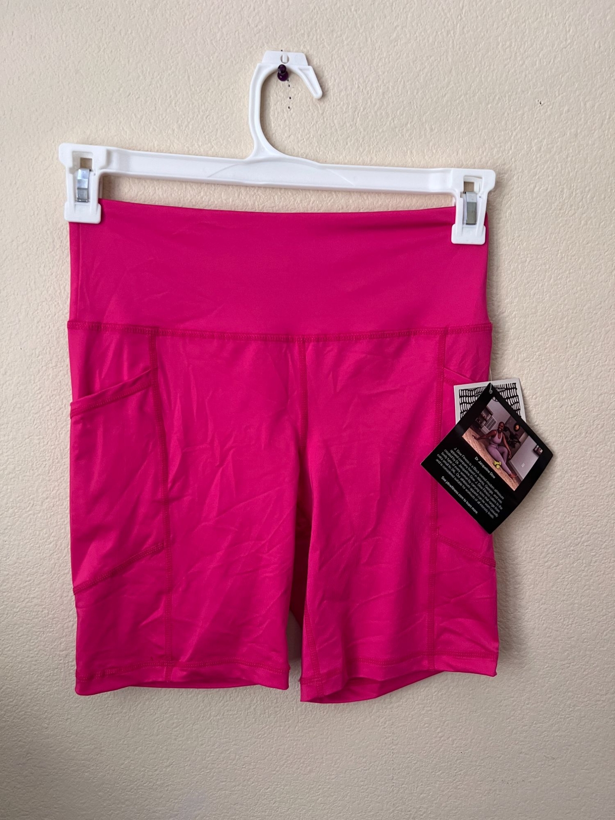 J.Dow X Target Fitness Womens S Biker Shorts Pink Pockets | eBay