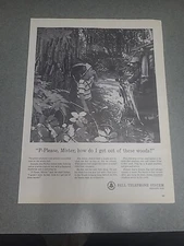 Bell Telephone System Print Ad 1963 10x13 