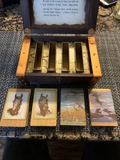 Vintage Redislip Playing Cards With Chest. Citation, Busher And Ducks