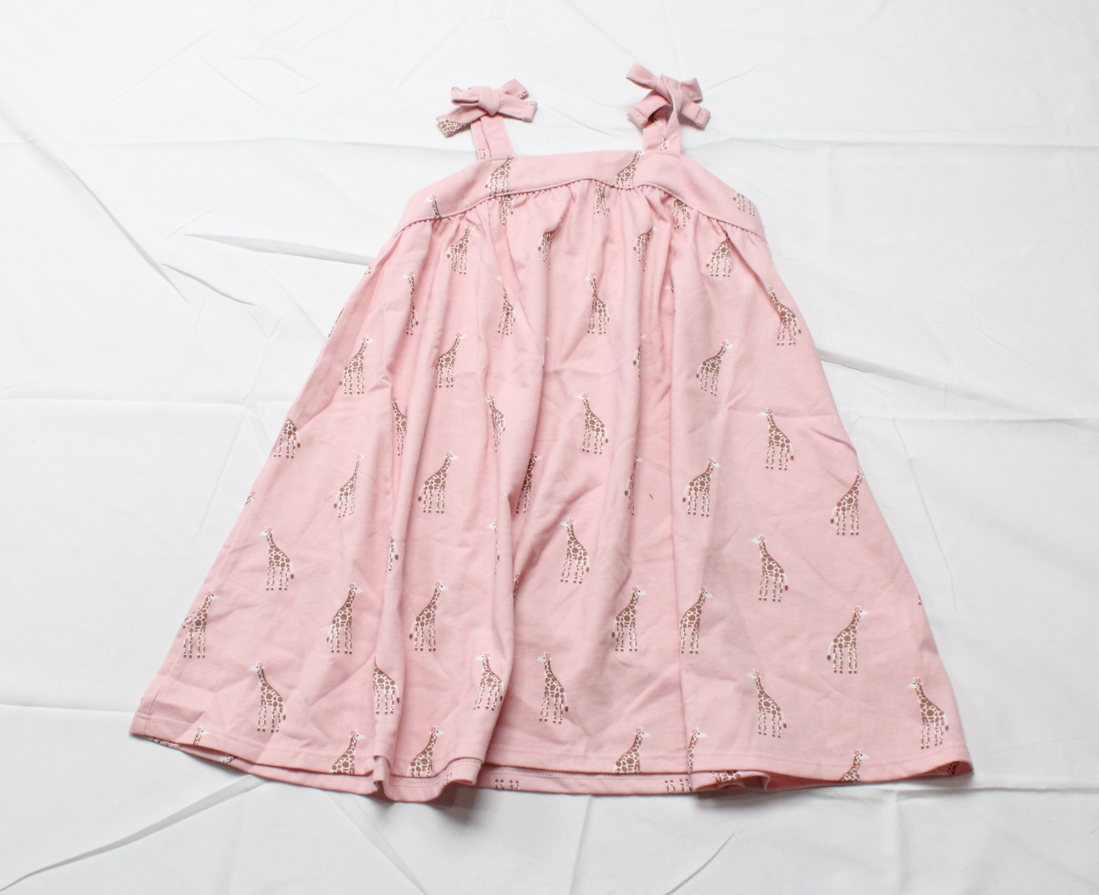 The Children's Place Girl's Giraffe Tie Shoulder Dress SO3 Lt Plum Size