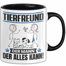 Tierfreund Tasse Geschenk für Tierfreund Der Mann Der Alles Kann Geschenkidee zu