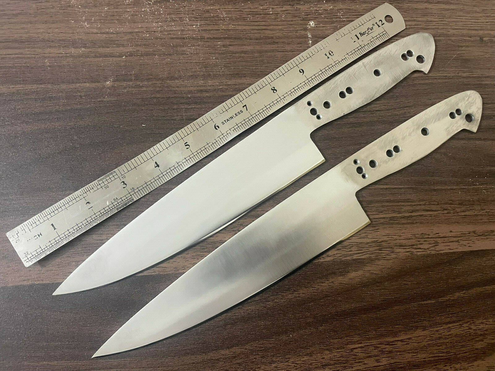 LOT OF 2PCS CHEF KITCHEN KNIFE BLANK BLADES MADE WITH JAPANESE STAINLESS STEEL eBay