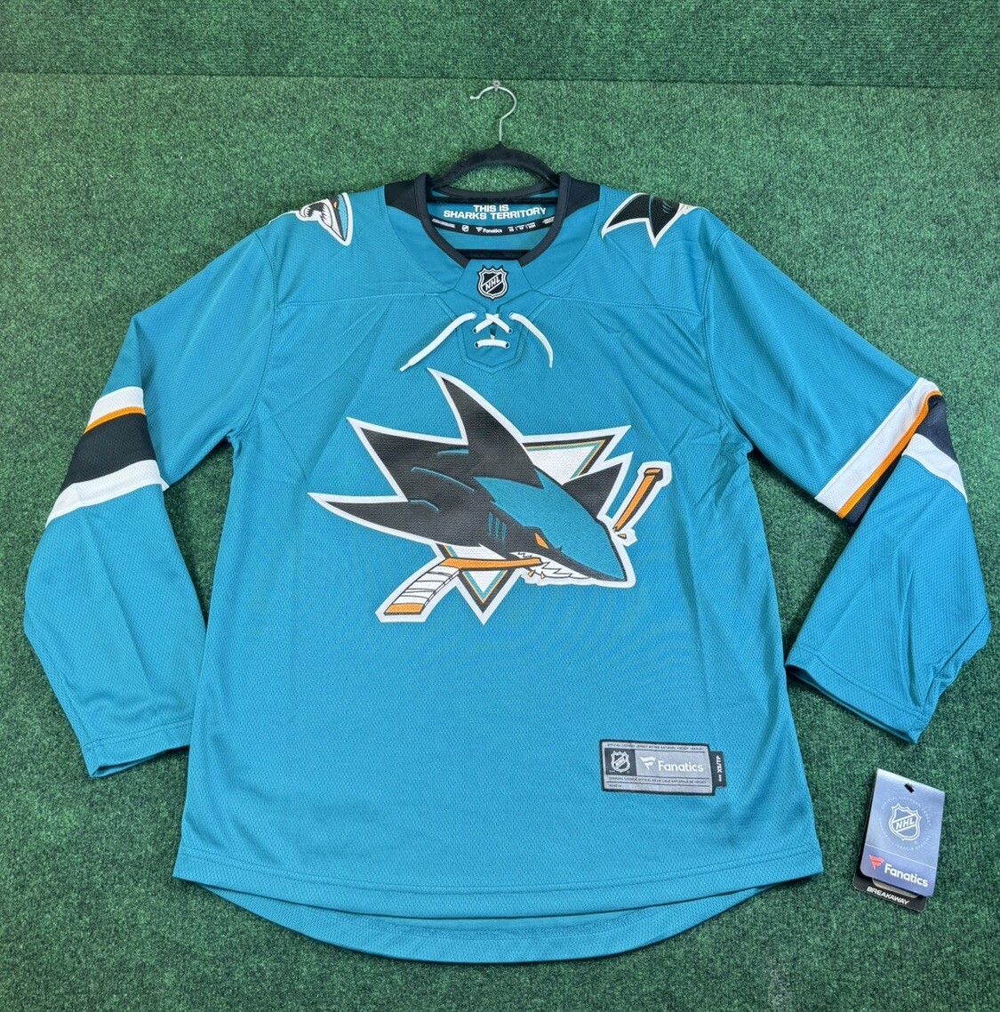 San Jose Sharks Fanatics Home Breakaway Jersey Men's XS
