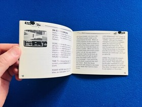 The Last Ninja NES Nintendo Manual 1990  w/ Manual Protector Bag