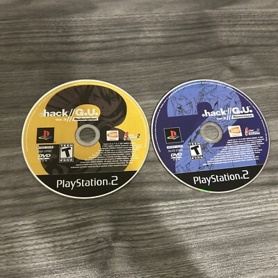 Hack Gu Vol 2 and Vol. 3 - (Sony PlayStation 2 - PS2) - DISCS ONLY