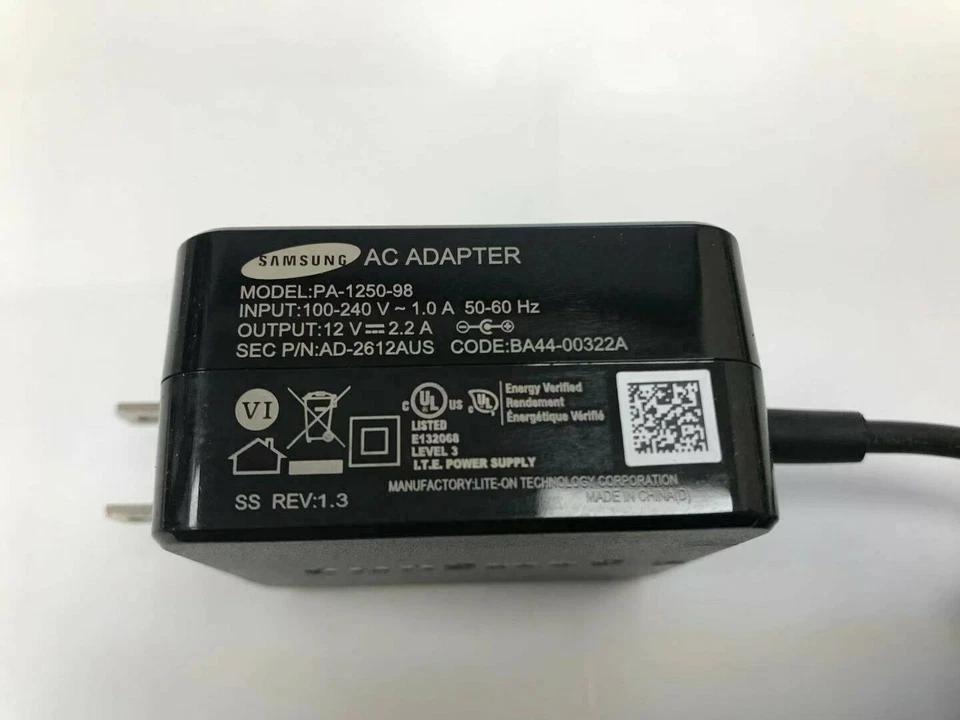 Original Samsung 26W Laptop AC Adapter Chromebook XE500C13 XE500C12 PA-1250-98 - image 2 of 3