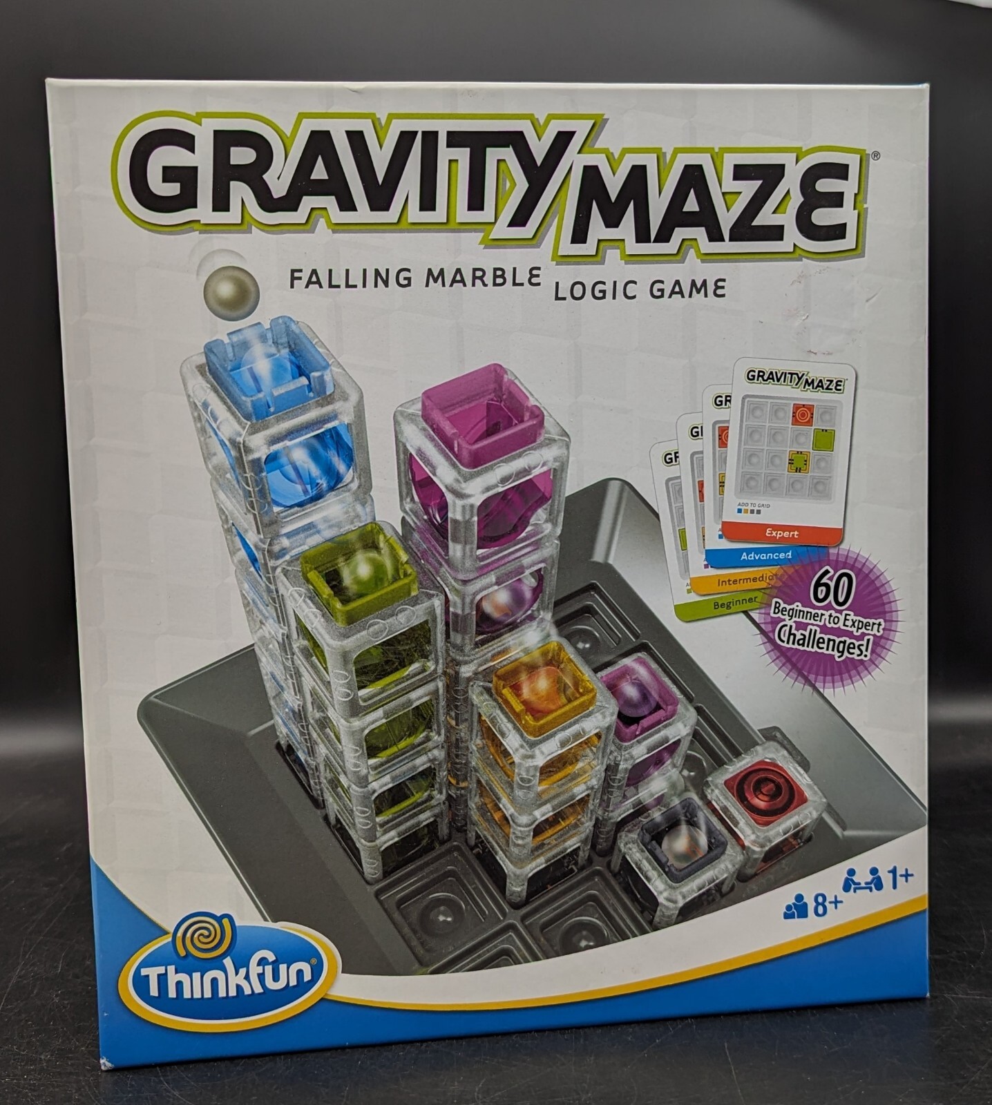 Marble Maze Thinkfun GRAVITY Falling Logic Board Game STEM - Family Game Night