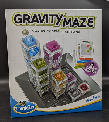 Thinkfun GRAVITY MAZE Falling Marble Logic Board Game STEM - Family Game Night