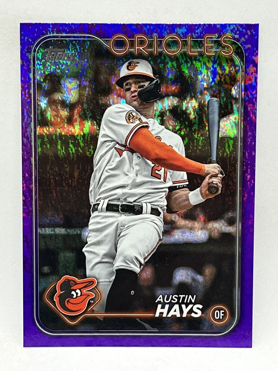 2024 Topps Series 1 Austin Hays #307 Purple Foil 582/799