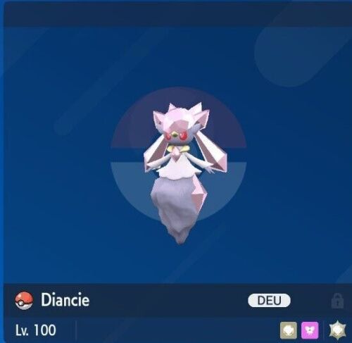 Shiny Diancie 6 DV/IV MAX EV | Pokémon Karmesin Púrpura/Violeta Escarlata - Imagen 1 de 3