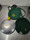 VTG Girl Scout canteen W  plaid Cover Wool Green Beret Sash Pin Toothbrush 60's