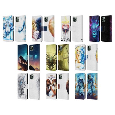 JONAS ''JOJOESART'' JÖDICKE BIG CATS LEATHER BOOK CASE FOR APPLE iPHONE PHONES