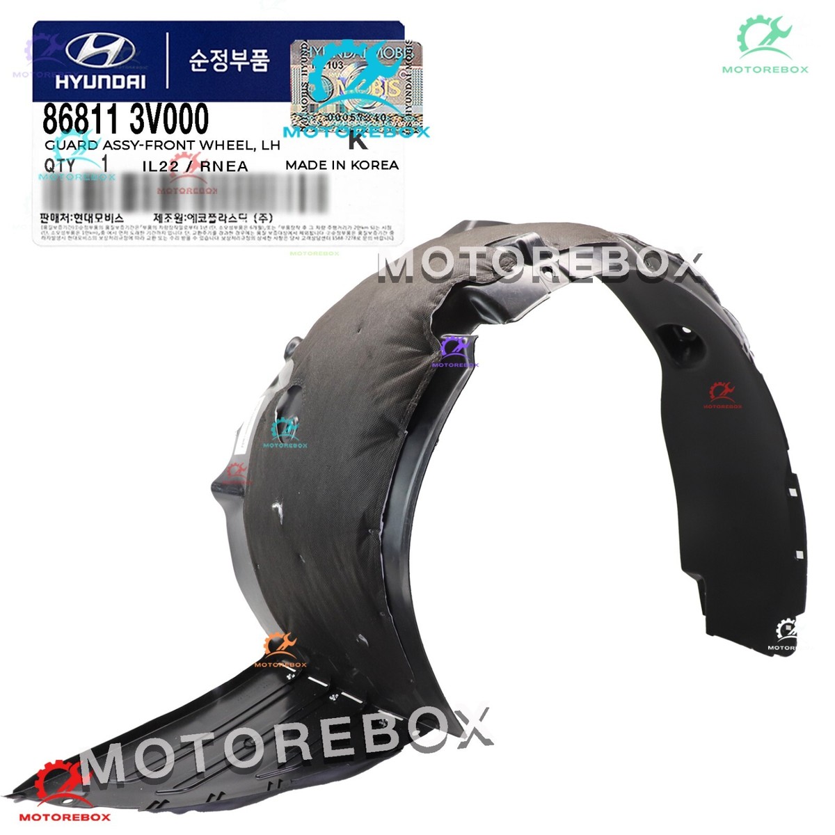 ✓GENUINE✓ Fender Liner Wheel Guard LEFT for 2012-14 Hyundai