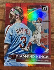 2022 Panini Donruss - Diamond Kings Holo Red #17 Bryce Harper NM 🔥🔥