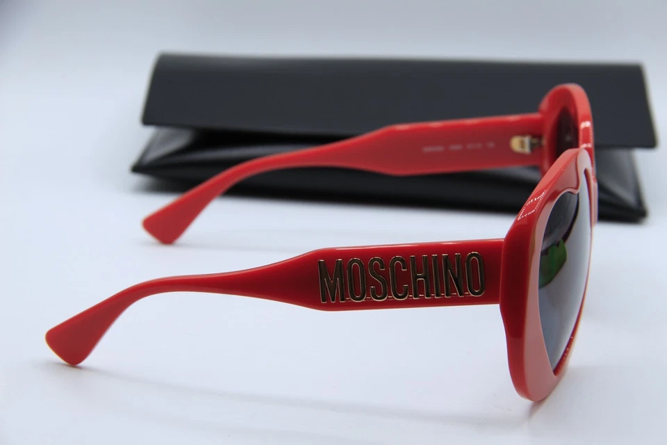 NUEVO MOSCHINO MOS 152/S C9AIR ROJO DORADO MONTURAS AUTÉNTICAS GAFAS DE SOL 61-14 Foto 4 de 4