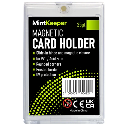 MintKeeper 35pt Magnetic Card Holder - Trading Card Case - Pokemon/Sports Mag