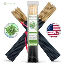 LEMONGRASS Incense Sticks 11" Bulk Pack Wholesale Hand Dipped Lot