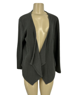 Purejill J Jill XS Open Fly Away Asymmetrical Hem Jacket Cardigan Topper 12-0