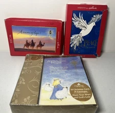 Lot of 3 Boxes Christmas Cards Not Complete Hallmark Dayspring 