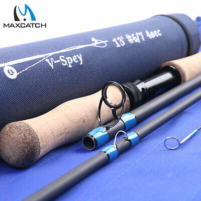 M MAXIMUMCATCH Alltime Traveller Fly Fishing Rod-Ultra Compact for Backpacking 8-Piece 9ft with Cordura Tube Size: 5//6//8wt