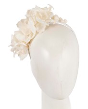 Cream Max Alexander orchid flower racing fascinator headband Made in Australia