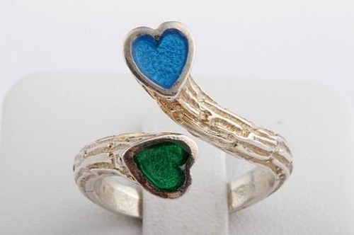 Echtschmuck-Ringe Aus Sterlingsilber Mit Diamant Herz