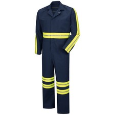 Red Kap Enhanced Visibility Twill Action Back Coverall