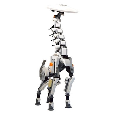 MOC Mini Long Neck Monster Building Set 238 Pcs Mechanical Giraffe Model Toy Kit