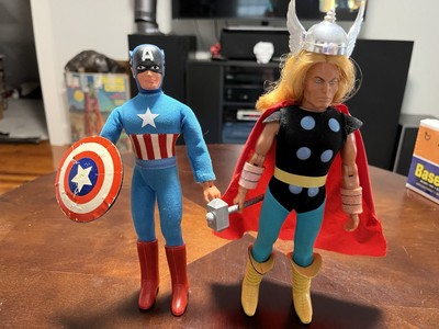 Mego Thor 1975 ALL ORIGINAL Captain America Spiderman Iron Man Avengers No Repro