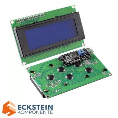 LCD Display Module For Arduino 2004 5V I2C Interface HD44780  20x4 Character
