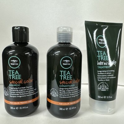 Paul Mitchell Tea Tree Special Color Shampoo,Conditioner & Scalp Treatmt TRIO