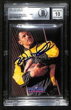 Rod Woodson Steelers Signed 1991 Pro Line Portraits Card Beckett Auto 10