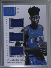 2017-18 Panini Encased Rookie Triple Jerseys 36/99 Jonathan Isaac #RT-JI 2sq