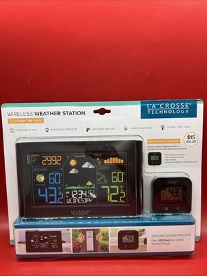  La Crosse Technology Wireless Weather Station with Atomic Time + Date