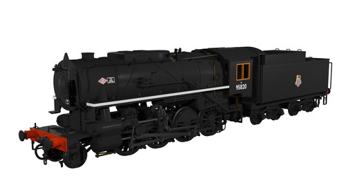 Rapido 926509 OO Gauge USATC S160 2-8-0 No.95820 'Big Jim' BR schwarz wie erhalten | Condition: New