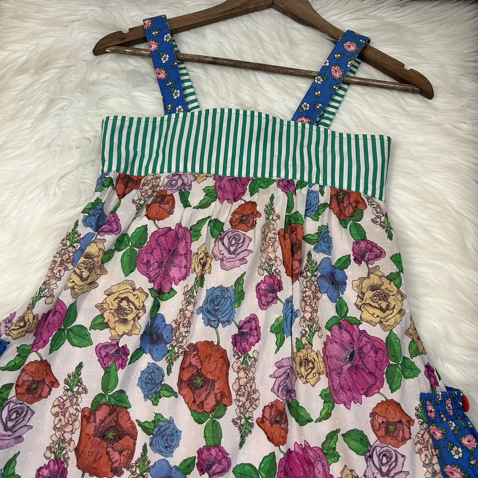 Vestido MATILDA JANE Can Do Attitude Talla 14 Verde Floral Cottagecore Daydream Foto 4 de 4