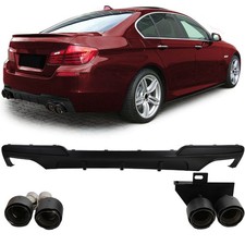 Umbau Heckdiffusor + Endrohre Carbon passt f�r BMW F10 F11 520 523 525 528 530