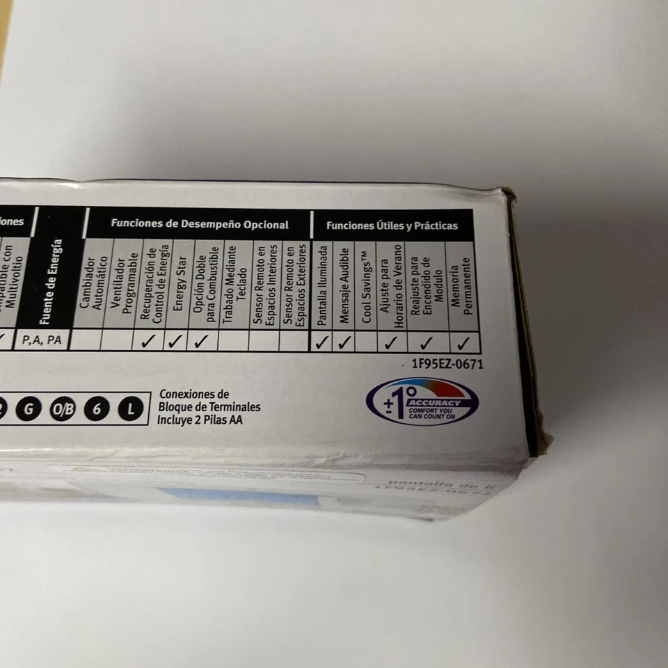 Emerson Blue Easy Reader 7 Day Programmable Thermostat  with Large Display - Image 3 of 4